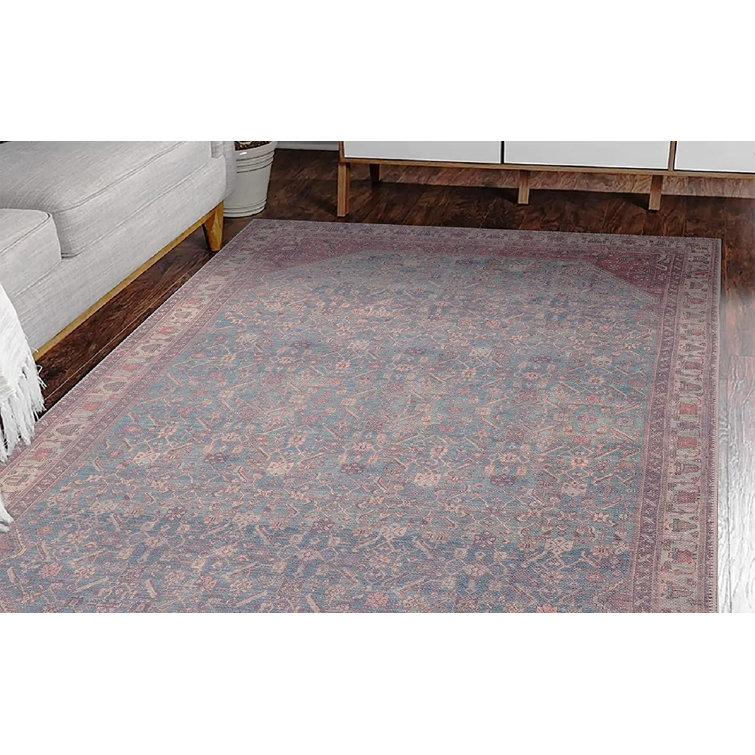 Bungalow Rose Machine Washable Oriental Rug Wayfair